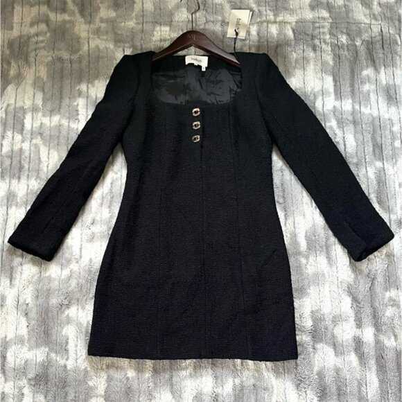 BA&SH Merveille square neck dress Size 2 - Picture 4 of 15